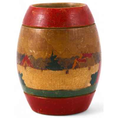 Карандашница роспись Сергиевский посад нач. ХХ в. 9,2 см. Сергиев-Посад Начало XX века