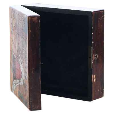 Шкатулка по иллюстрации Билибина «Жил-был царь ...». Сергиев-Посад начало ХХ века