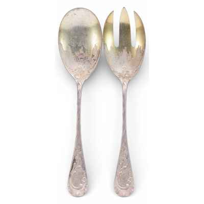 Салатные вилка и ложка Германия Конец XIX века