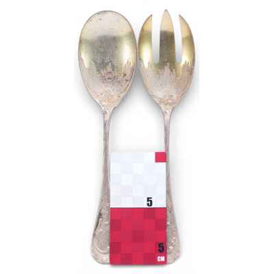 Салатные вилка и ложка Германия Конец XIX века