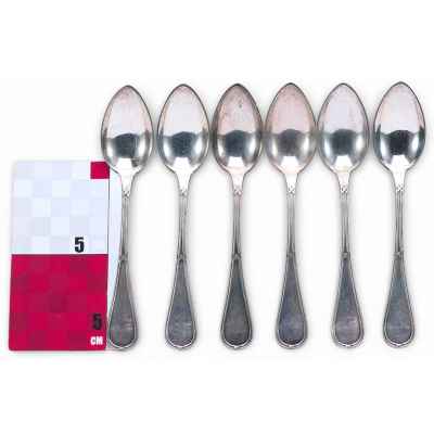 венская фабрика серебряных изделий Йозефа Клинкоша. Набор чайных ложек Вена, Австрия после 1922