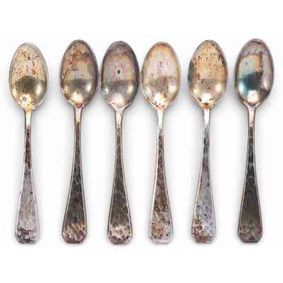 Набор из шести кофейных ложечек Вена, Австрия после 1922 г