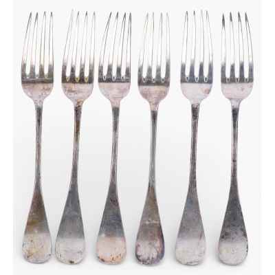 Набор столовых вилок Австро-Венгрия конец XIX - начало XX вв