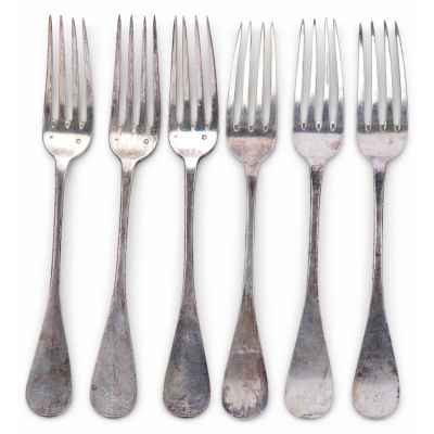 Набор столовых вилок Австро-Венгрия конец XIX - начало XX вв