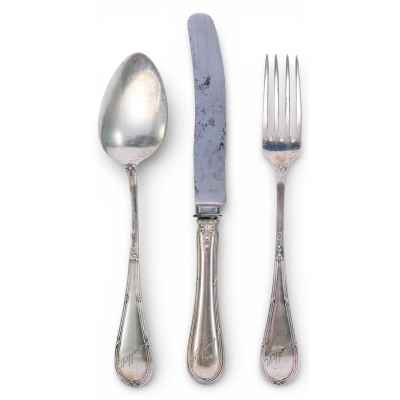 Столовый набор на одну персону «Эгоист» Германия первая половина XX века