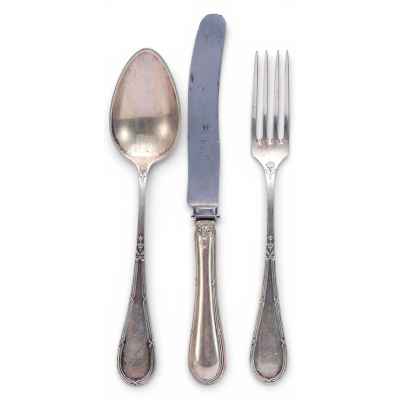 Столовый набор на одну персону «Эгоист» Германия первая половина XX века