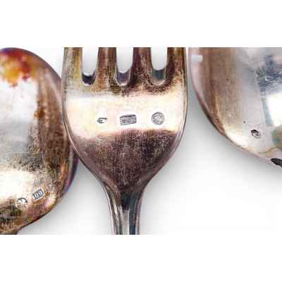 Набор столовых приборов «Эгоист» без футляра Вена (Австрия) после 1922 г