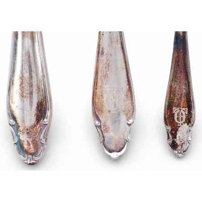 Набор столовых приборов «Эгоист» без футляра Вена (Австрия) после 1922 г