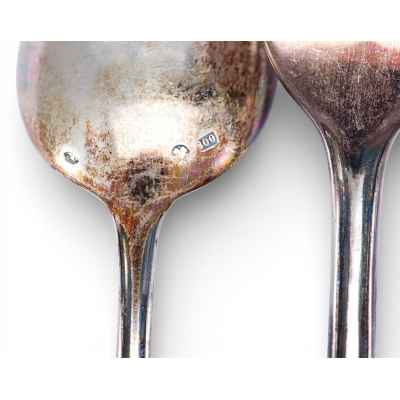 Набор столовых приборов «Эгоист» без футляра Вена (Австрия) после 1922 г