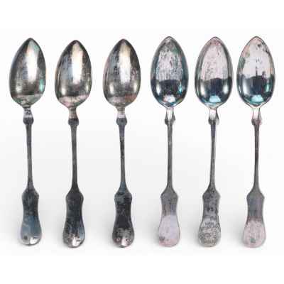 Набор чайных ложек. конец XIX в. Австро-Венгрия Конец XIX века