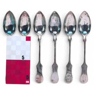 Набор чайных ложек. конец XIX в. Австро-Венгрия Конец XIX века