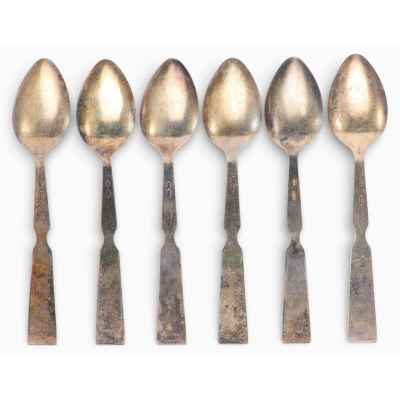 Чайные ложки «Фонари» Ленинград, СССР после 1958 гг