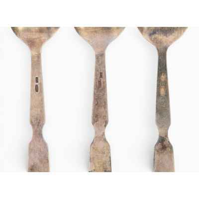 Чайные ложки «Фонари» Ленинград, СССР после 1958 гг