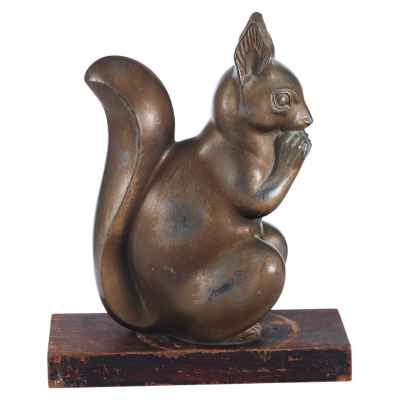 Скульптура «Белка» Франция 1920-1930- гг