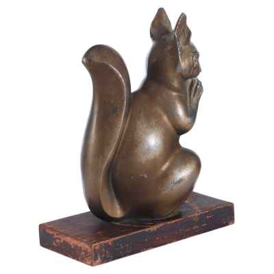 Скульптура «Белка» Франция 1920-1930- гг