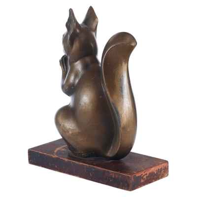 Скульптура «Белка» Франция 1920-1930- гг