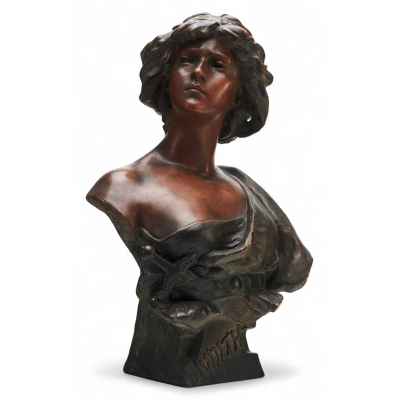 Бюст «Юдифь» Richard(o) AurilL конец XIX— начало XX вв