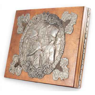 Шкатулка «Царь и стрелец» Екатеринбург. (?) Начало XX века