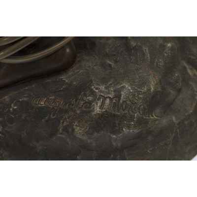 Светильник «Мальчик с корзиной цветов» Европа конец XIX— начало XХ вв