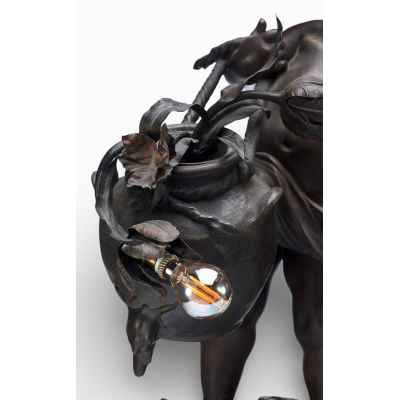 Светильник «Мальчик с корзиной цветов» Европа конец XIX— начало XХ вв