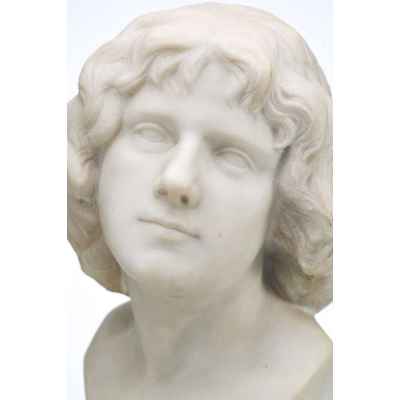 Скульптурный портрет юноши Европа Начало XX века