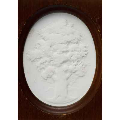 Скульптурный рельеф «Дуб» и «Береза» Мейсен, Германия 1981-1982 гг