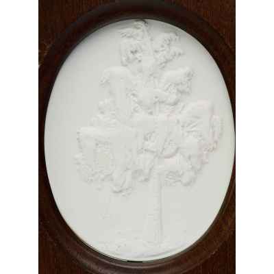 Скульптурный рельеф «Дуб» и «Береза» Мейсен, Германия 1981-1982 гг