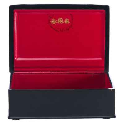 Шкатулка «Дорогой гость» Россия. Фабрика Лукутина 1888 — 1902 гг