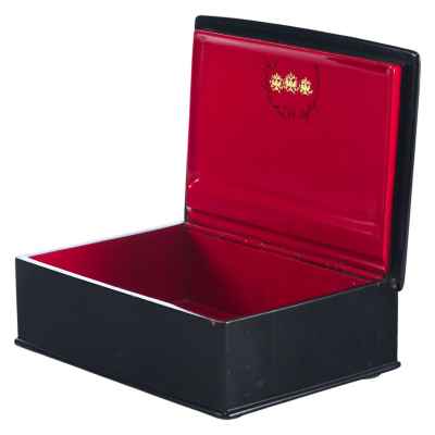 Шкатулка «Дорогой гость» Россия. Фабрика Лукутина 1888 — 1902 гг