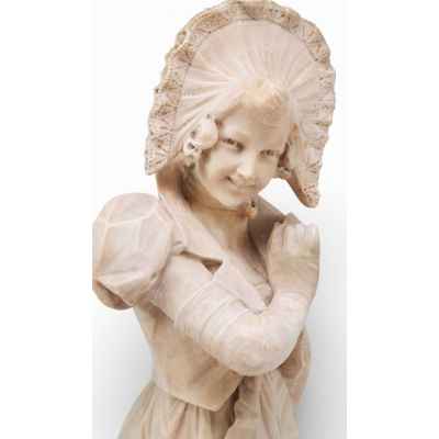 Скульптура «Дама с маской» Европа Конец XIX века