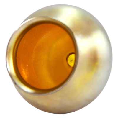 Ваза золотисто-коричневая на ножке Германия 1930-гг