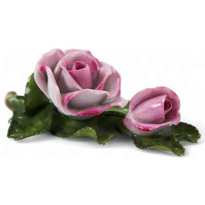 Скульптура «Розовые бутоны с листьями» Херенд, Венгрия 1950-гг