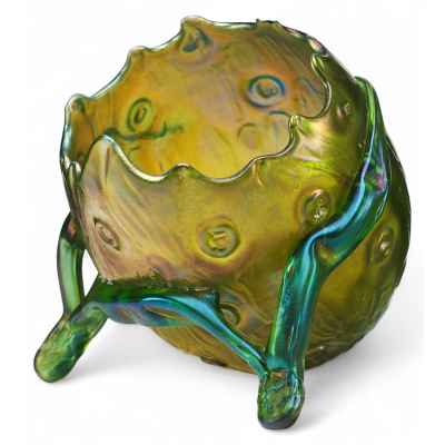 Ваза с иррезацией  начало ХХ века