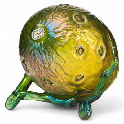 Ваза с иррезацией  начало ХХ века