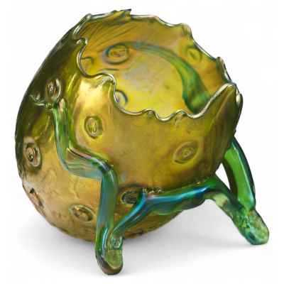 Ваза с иррезацией  начало ХХ века