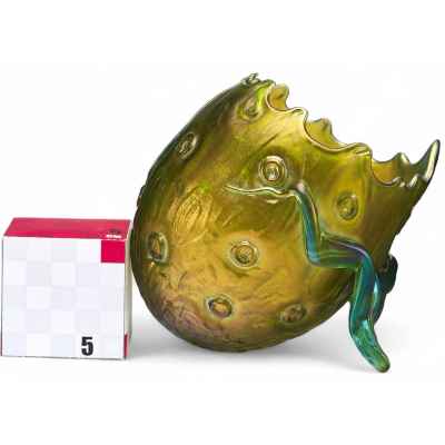 Ваза с иррезацией  начало ХХ века