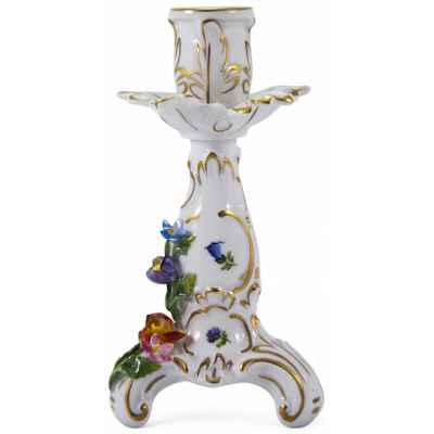 Подсвечник фарфоровой мануфактуры Sächsische Porzellan-Manufaktur Dresden (Саксония). Потсшаппель, Германия Первая четверть XX века