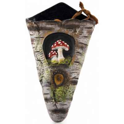Настенное кашпо «Грибы» Чехословакия 1930-гг