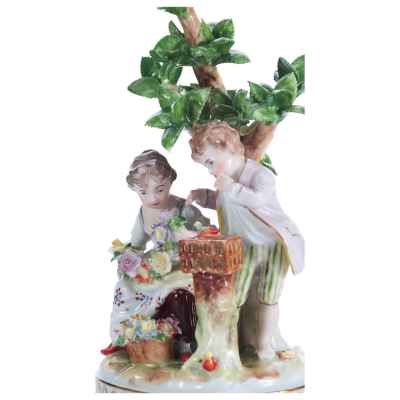 Скульптурная композиция «Пастораль», Дрезден, Германия Дрезден, Германия. Саксонская фарфоровая фабрика Карла Тиме» в Потшапеле Начало XX века