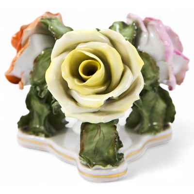 Подсвечник с розами Херенд, Венгрия 1950-гг