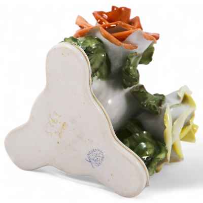 Подсвечник с розами Херенд, Венгрия 1950-гг