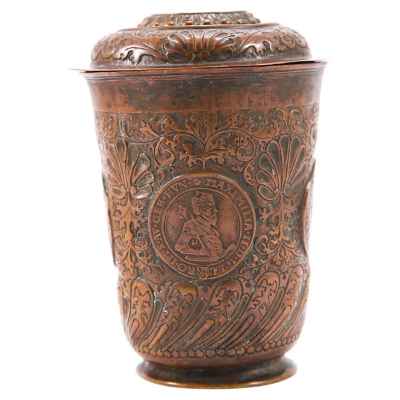 Стакан 17 века «Август, курфюрст Саксонский» Германия конец XVI- начало XVII вв