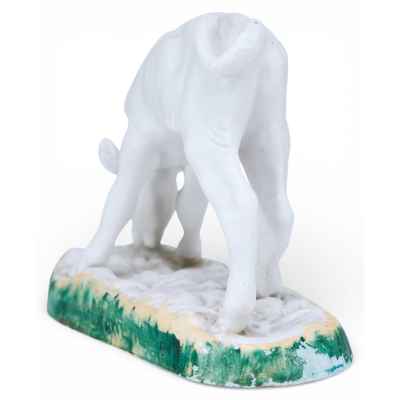 Скульптура «Теленок» Дмитровский фарфоровый завод (Вербилки) 1950-гг