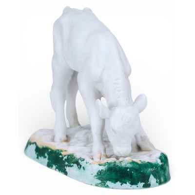 Скульптура «Теленок» Дмитровский фарфоровый завод (Вербилки) 1950-гг