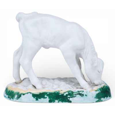 Скульптура «Теленок» Дмитровский фарфоровый завод (Вербилки) 1950-гг