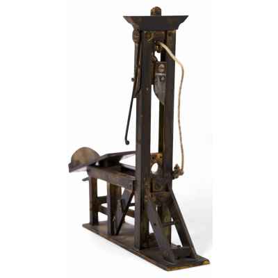 Кабинетная модель гильотины, Европа нач. 20 в Европа XIX век