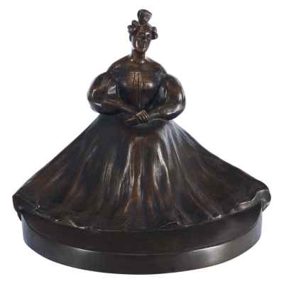 Ваза «Дама в платье» Австрия Начало XX века