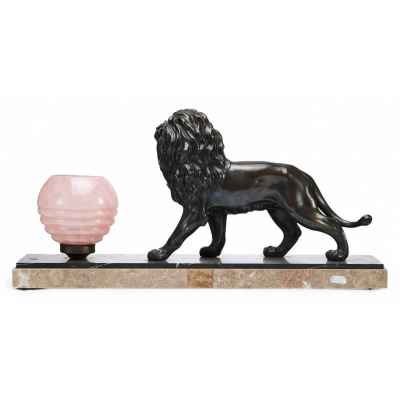 Настольная лампа «Лев» Европа Вторая четверть XX века