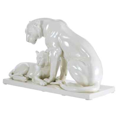 Скульптура «Львица с львенком» Веуег & Воск, Фолькштедт, Германия После 1931 г
