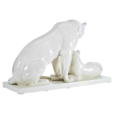 Скульптура «Львица с львенком» Веуег & Воск, Фолькштедт, Германия После 1931 г